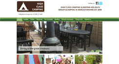 Desktop Screenshot of highclasscamping.co.uk